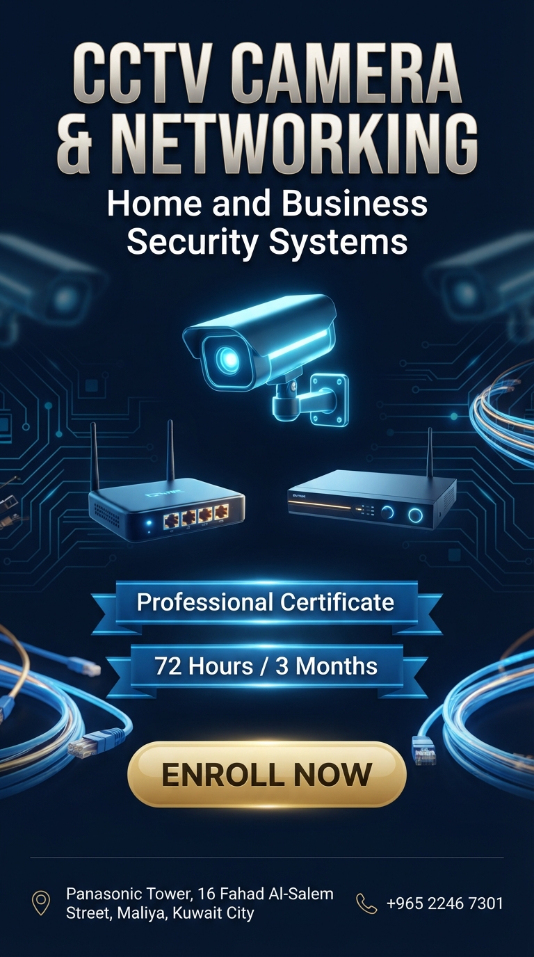 CCTV Camera & Networking Training Course course poster
