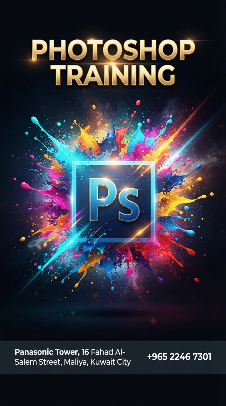 Photoshop Training course poster