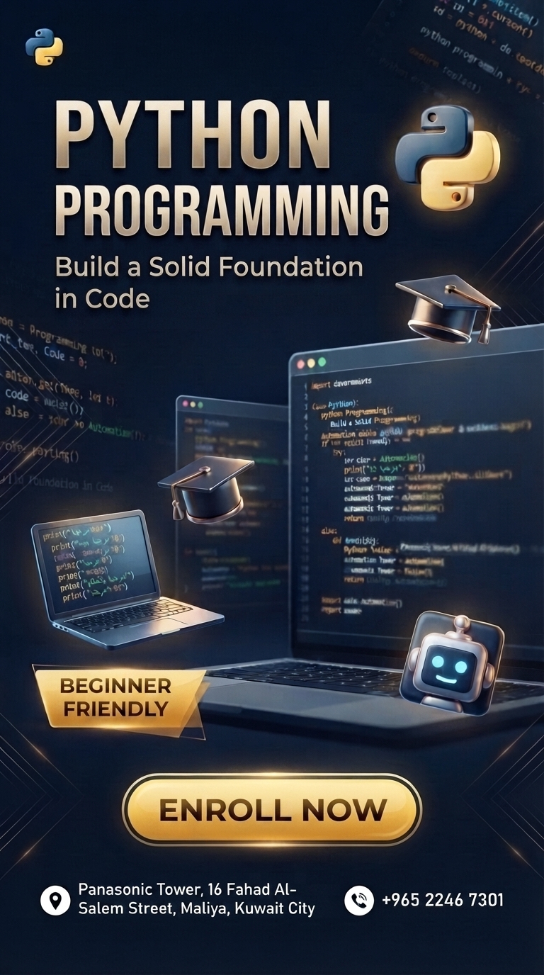 Python Programming course poster