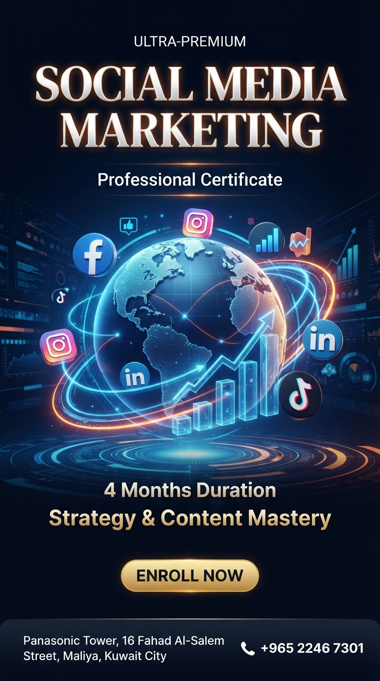 Social Media Marketing course poster