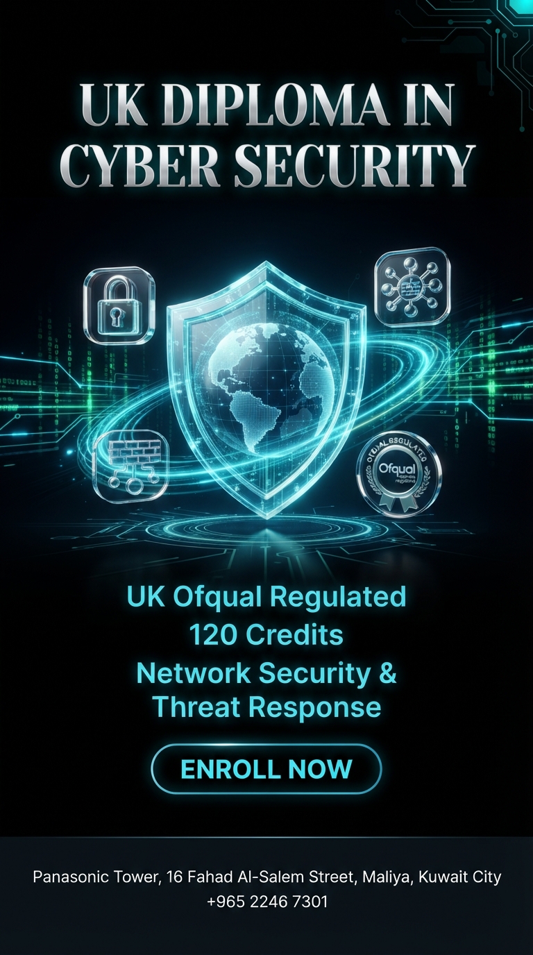 UK Diploma in Cyber Security course poster
