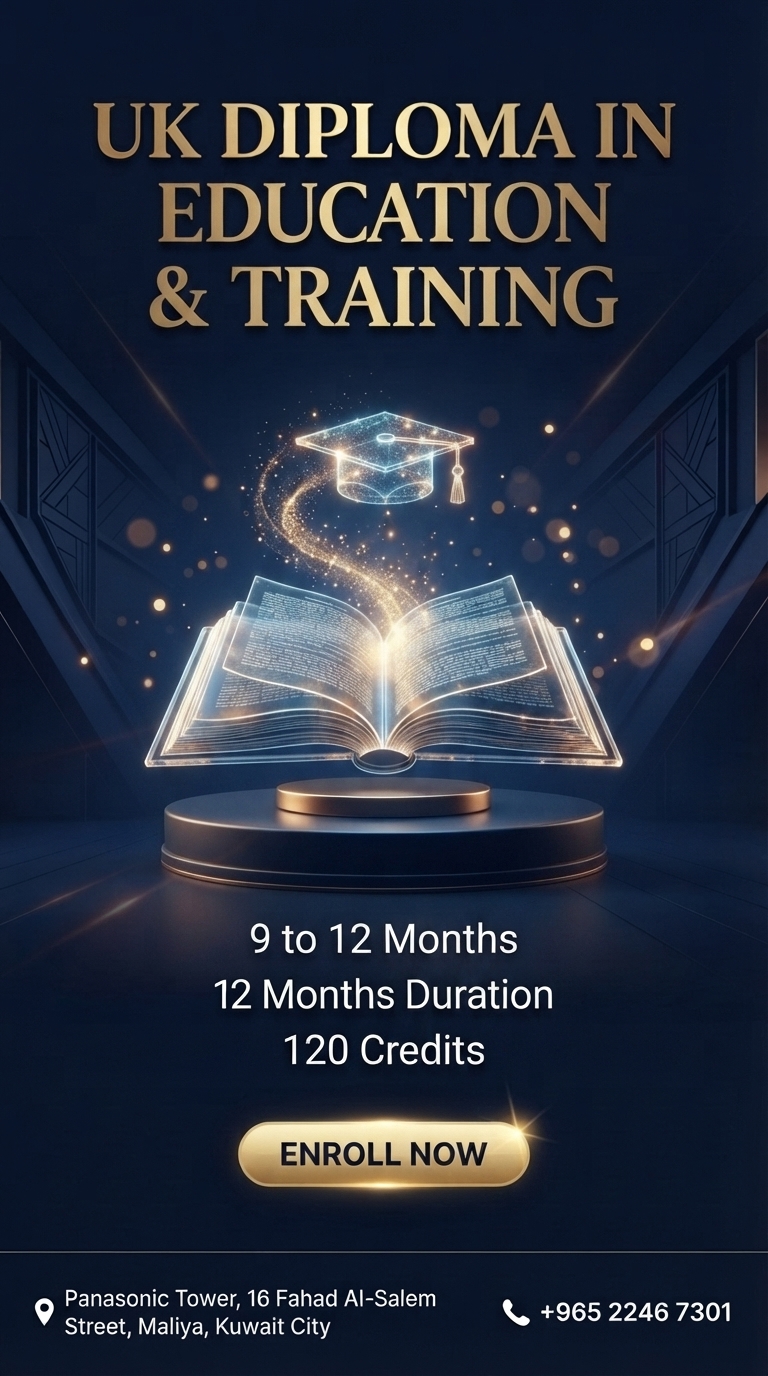 UK Diploma in Education & Training course poster