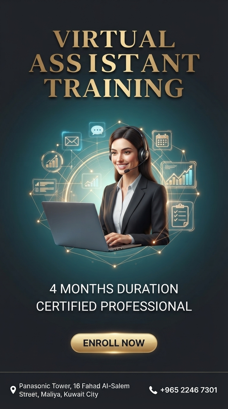 Virtual Assistant course poster